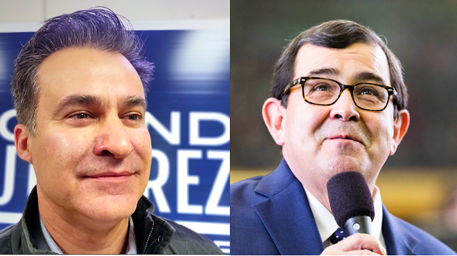 Democratic Texas Rep. Roland Gutierrez (left) scored a victory against first-term Texas Sen. Pete Flores (right), a Republican.