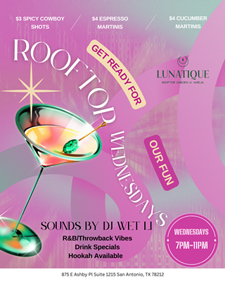 Rooftop Wednesdays at Lunatique