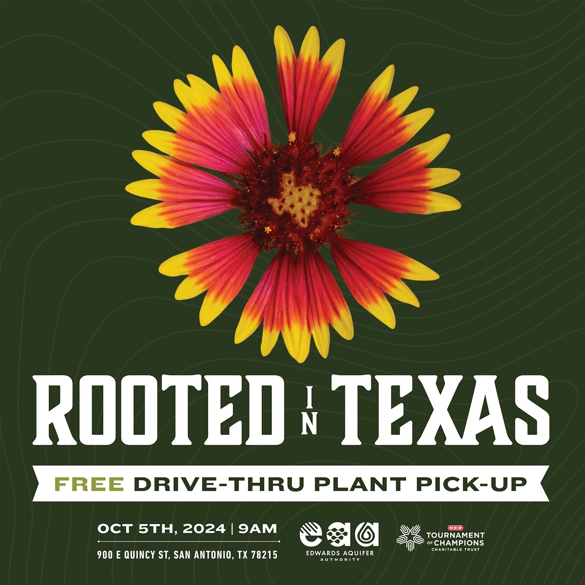 Rooted in Texas, Saturday, October 5, 2024 at 9 AM