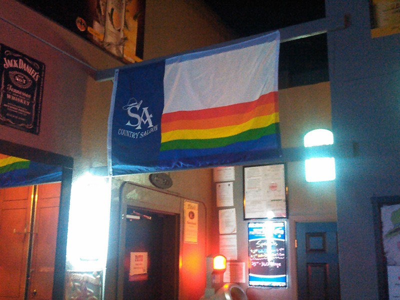 SA Country Saloon dons its colors proudly. - KEVIN FEMMEL