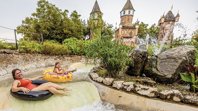The 70-acre water park and resort boasts 51 attractions situated along the Comal River in the Texas Hill Country.