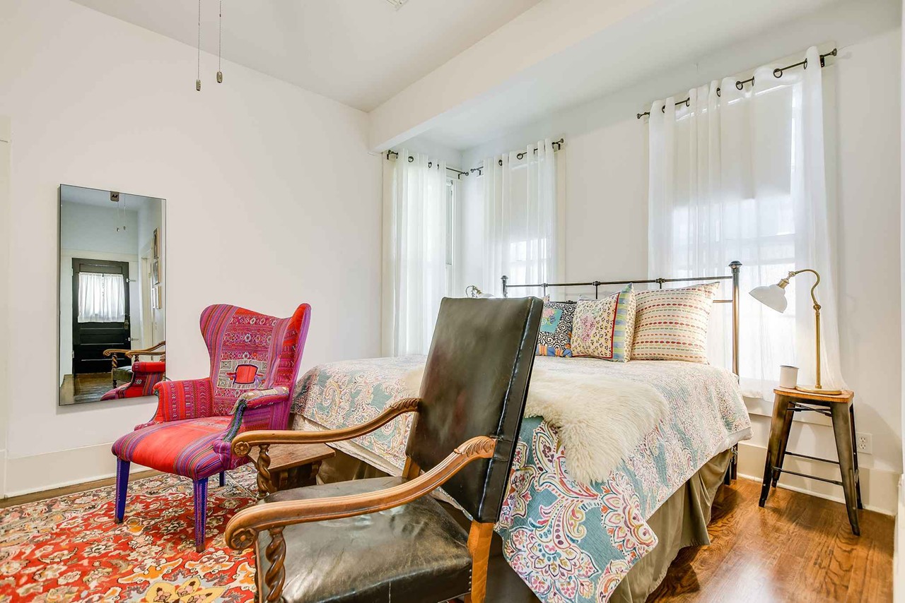 San Antonio artist Kathy Sosa is selling this bright and airy Lavaca home-turned-studio