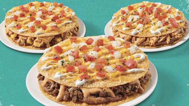 Taco Cabana launched its first pizza options in December of last year.