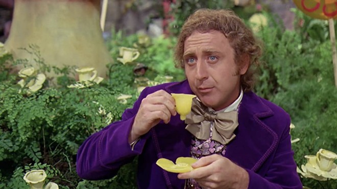 You can eat along with Willy Wonka at this film screening.