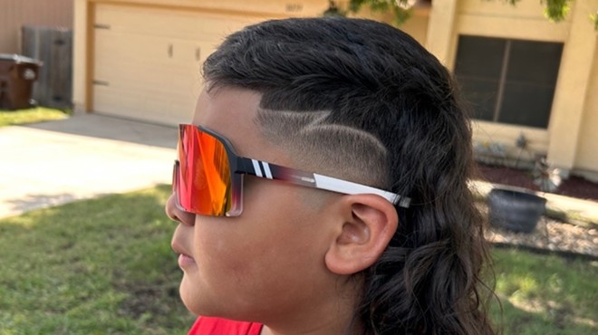 Hometown hairdo hero Avery Quiroz is representing San Antonio in the USA Mullet Championships.