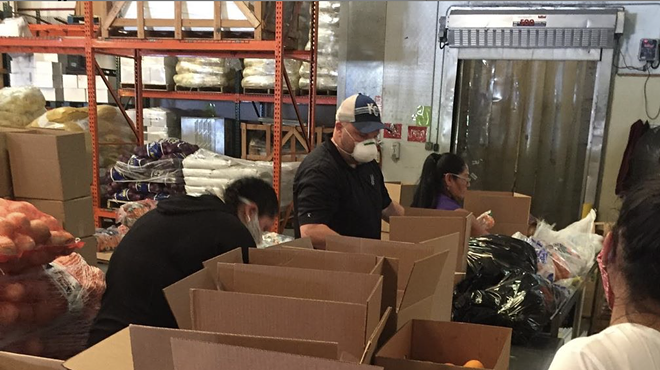 Controversial Events Firm Delivers 235 Boxes To San Antonio Food Bank. Only 749,765 To Go!