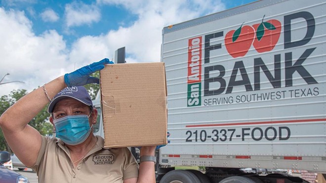 The San Antonio Food Bank sent the first truckload of aid to Louisiana on Tuesday, with more planned in the coming days and weeks.