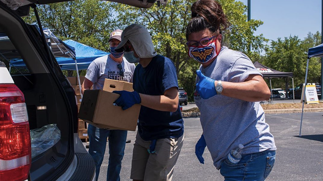 San Antonio Health Care Firm Offers 80 Volunteers for Food Bank Mega-Distribution