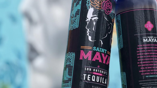 Saint Maya hit LiquorMax and Alamo City Liquors store shelves last weekend.