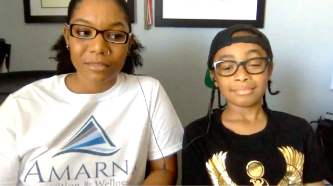 Nina Carr and Jaydyn Carr speak to the media from their home during a recent "Making Money" appearance on Fox Business.