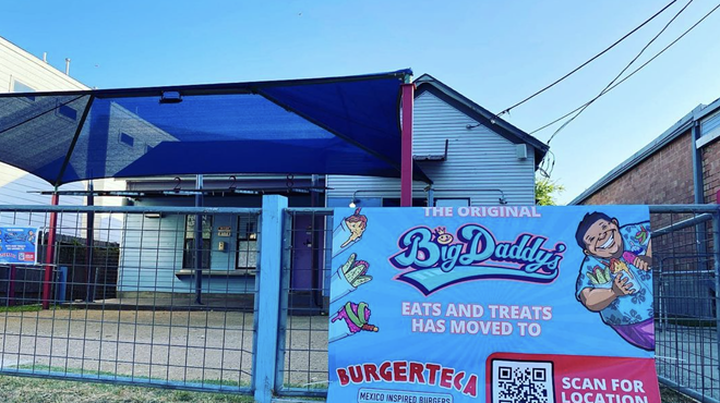 Big Daddy’s Eats & Treats is now operating within Burgerteca, 403 Blue Star.