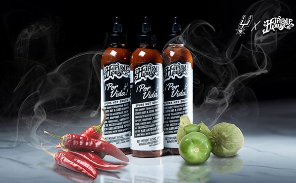 The hot sauce features a mild heat and smooth finish.