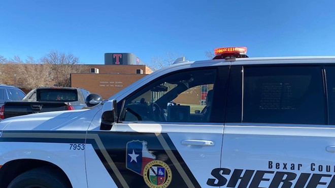 The 15-year-old suspect arrested Tuesday had six outstanding warrants for robberies in Bexar, Williamson and Travis counties, BCSO officials said.