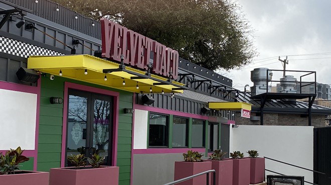 San Antonio's second Velvet Taco, located at the site of revered underground music venue Taco Land, opened last spring.