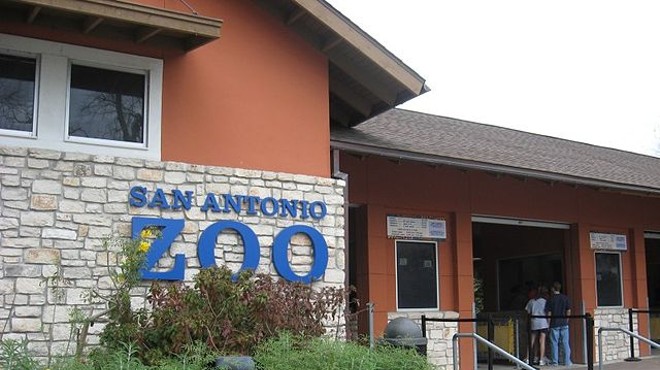 The old entrance to the San Antonio Zoo.