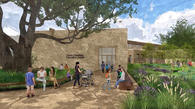 The Texas Cavaliers, to which the center is named, donated $5 million towards the project.