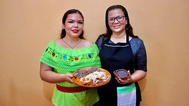 Mother and daughter team at the helm of thriving Veracruz eatery Naku, Antojeria Huasteca, Abigail Sánchez Arellano and Yuritzi López Sánchez