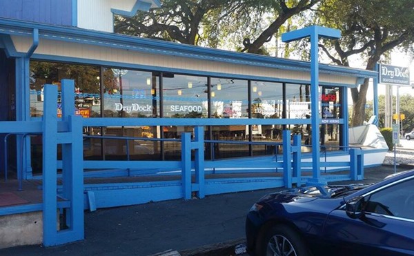 Dry Dock Oyster Bar is located at 8522 Fredericksburg Road.