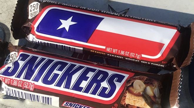 Jefferson Bodega now carries the “Texas Proud” version of Snickers candy bars.