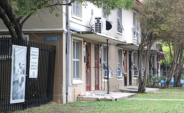 The Alazan-Apache public housing project on San Antonio's West Side is owned and operated by Opportunity Home.