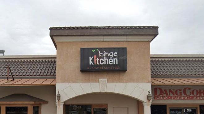 Binge Kitchen is located near the San Antonio International Airport.