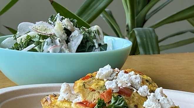 A frittata and kale salad will also be on The Dooryard's new brunch menu.