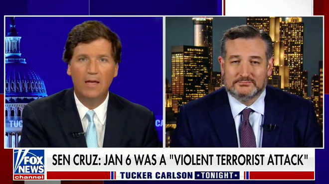 Ted Cruz grovels after right-wing pundit Tucker Carlson calls him a liar.