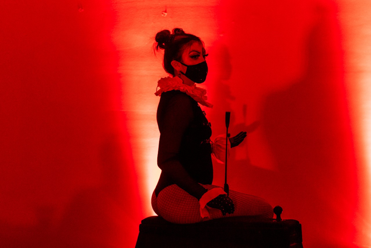Sexy moments from La Santa Luna's Red Room Halloween Edition at Ivy Hall