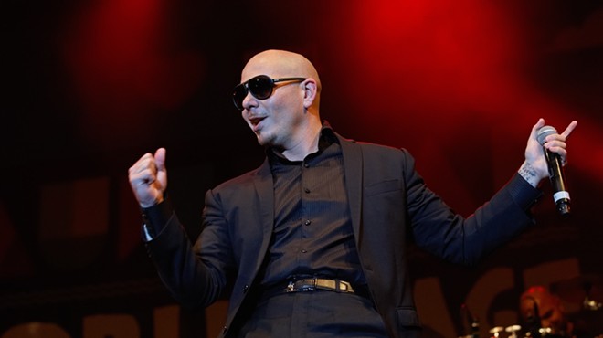 The Grammy winner Pitbull will perform in front of UT Tower to celebrate the school switching athletic conferences.