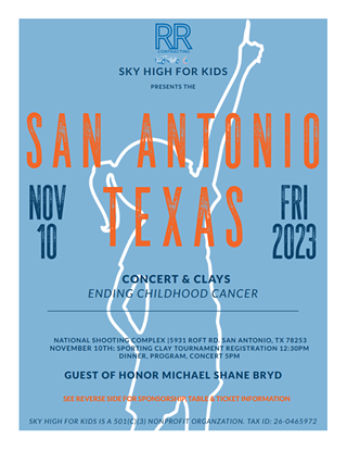 Sky High for Kids: San Antonio Clay Shooting Tournament & Concert