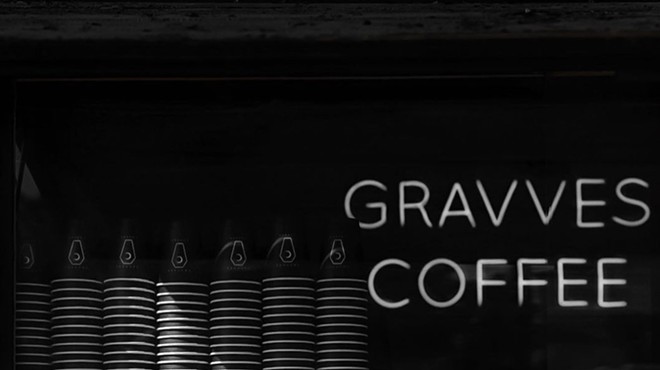 Gravves Coffee is located at 2410 N. St. Mary's St.
