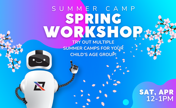 Spring into Coding Adventures Summer Camp Workshop