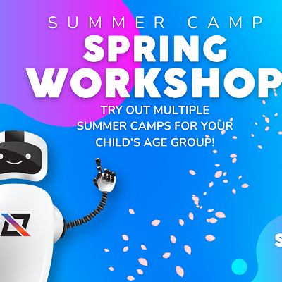 Spring into Coding Adventures Summer Camp Workshop