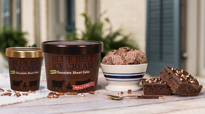 Blue Bell Ice Cream has released Chocolate Sheet Cake Ice Cream.