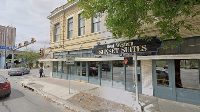 The Aiden Hotel will replace the existing Best Western Plus Sunset Suites Riverwalk at 1103 E Commerce St.