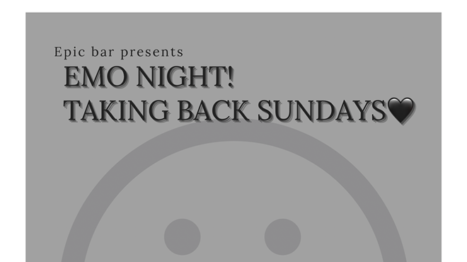 Taking BACK Sundays EPIC EMO NIGHT!
