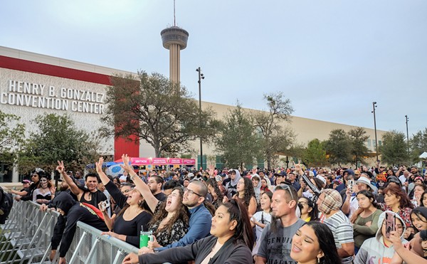Fans enjoy music at San Antonio's Muertos Fest, another event held annually at Hemisfair.