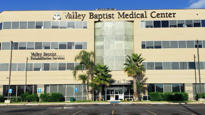 Valley Baptiist Health System said its hospital in Brownsville is above100% capacity.