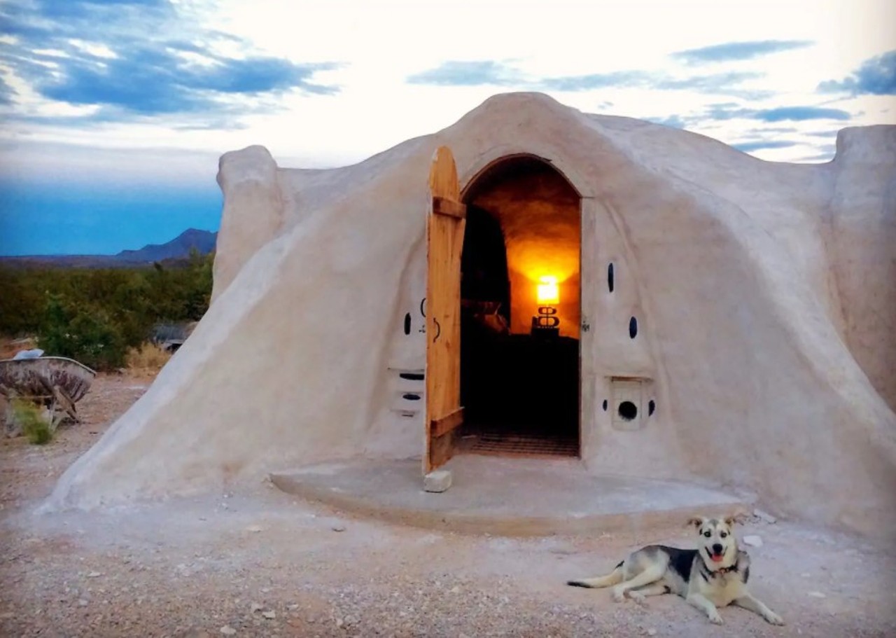 Off-Grid Adobe Dome, Terlingua
$101 per night
This adobe dome near Big Bend National Park is advertised as "off-grid," but don't worry — you'll still have access to WiFi.
