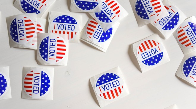 Texas Democratic Party officials said they were surprised to learn that Republican voters were also eligible for free stickers at the polls this election cycle.