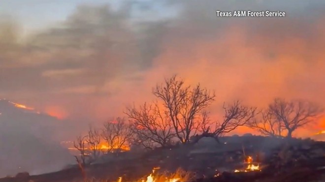 Wildfires have erupted in the Texas Panhandle this week.