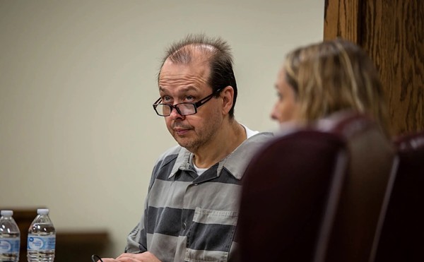 Robert Roberson in court for the review of his 2003 conviction in the death of his two-year-old daughter, Nikki Curtis, in Palestine on August 14, 2018.