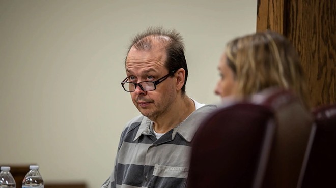 Robert Roberson in court for the review of his 2003 conviction in the death of his two-year-old daughter, Nikki Curtis, in Palestine on August 14, 2018.