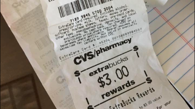 This mile-long CVS receipt dug from a Health and Human Services Commission employee's desk drawer will be given to a lucky Texan without health coverage.