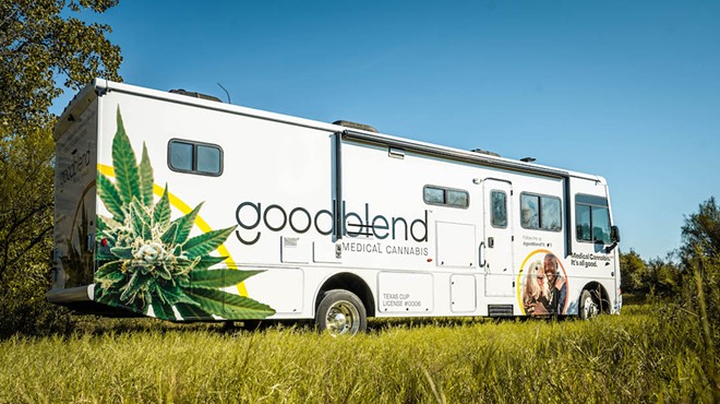 Medical cannabis dispensary goodblend Texas is taking its Cannabus to San Antonio and other cities on a voter-mobilization tour.