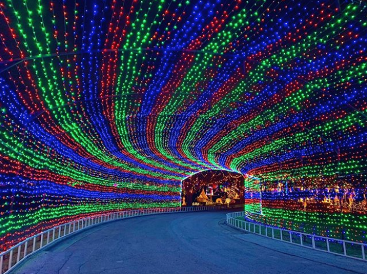 Trail of Lights
2400 Barton Springs Road, Austin, austintrailoflights.org
From November 28 through January 3, San Antonians can make the trip up to Austin to hit up the famed Trail of Lights. The display, back for a 56th year (!), brings more than 400,000 visitors each year to take in the 40+ displays and more than 2 million lights — this time as a drive-through experience. Though the event has featured amusement rides and concessions in past years, this year they are not available. You are, however, allowed to bring food and non-alcoholic drinks to enjoy in your vehicle.
Photo via Instagram / atxlights