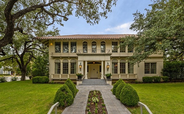 The 1924 mansion of one of San Antonio's most prestigious homebuilders is for sale