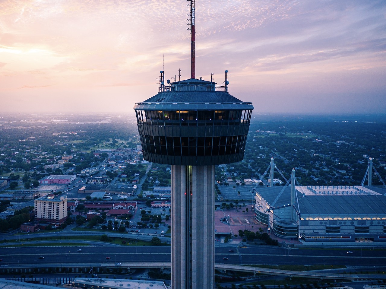 Have dinner at the Tower of the Americas
739 E. César E. Chávez Blvd., (210) 223-3101, toweroftheamericas.com
Dinner with a view? Sign us up. The next time you can’t decide where to eat for date night, knock this off your unofficial San Antonio bucket list.