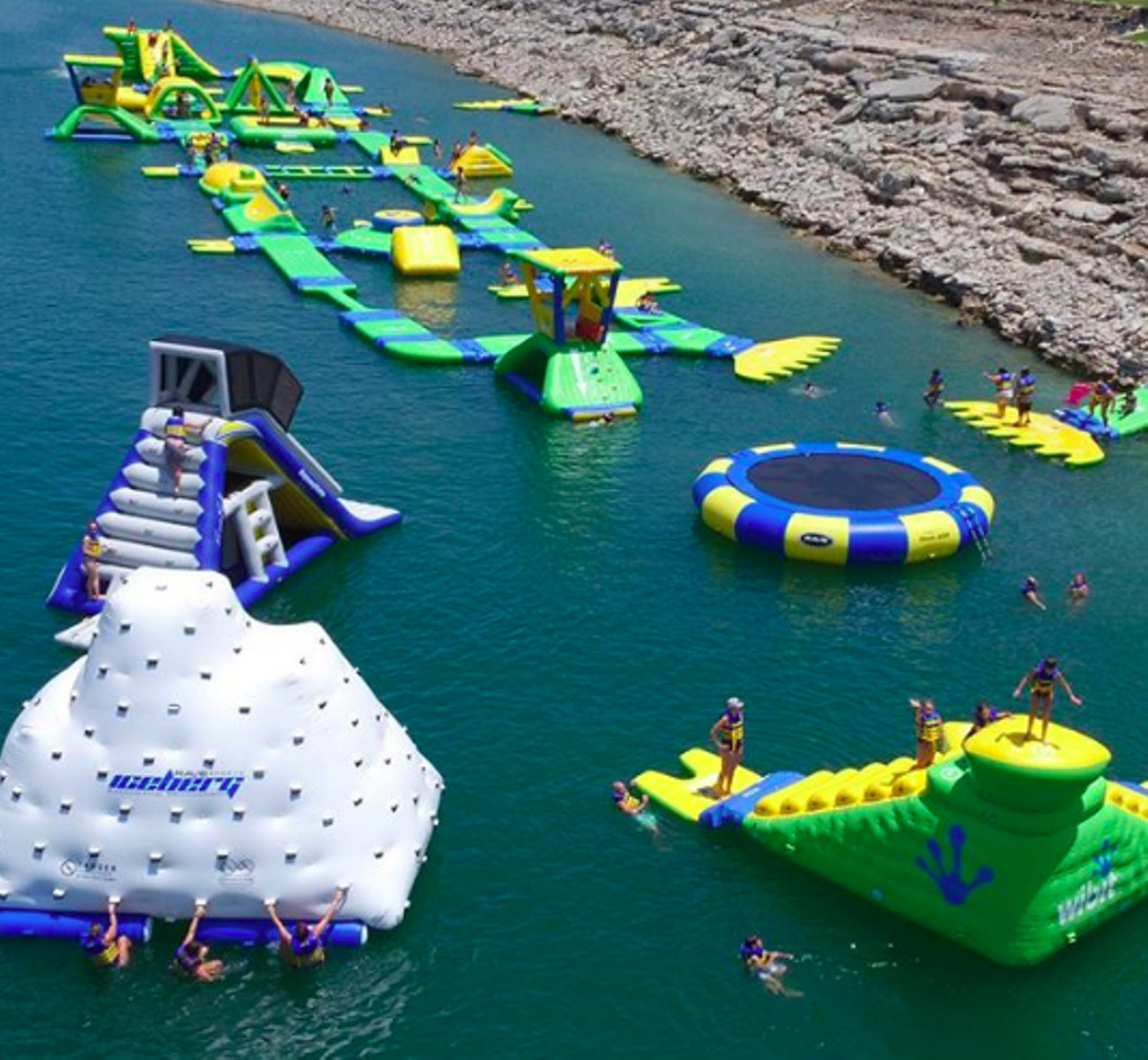 Waterloo Adventures
14529 Pocohontas Trail, Leander, (512) 614-1979, waterlooadventures.com
Just outside of Austin you’ll find one of the most badass outdoor attractions in the area. This water park is floating – mean that it’s on water! You’ll get to bounce off the slides and jump around the obstacle course and straight into the water. What more could you ask for?!
Photo via Instagram / waterlooadventures