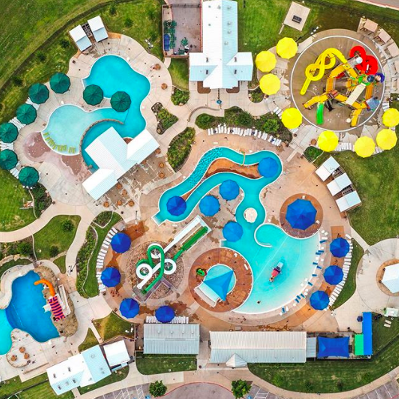 Rock’n River Water Park
3300 E Palm Valley Blvd, Round Rock, (512) 218-5540, roundrocktexas.gov
Just up the road in Round Rock you’ll find a family-friendly water park that has fun for everyone. With a lazy river, water playgrounds, slides for days and tipping buckets that douse you in water, it’s hard not to find an attraction that will get your soaked and keep you having fun all day long.
Photo via Instagram / mikeboudreaux